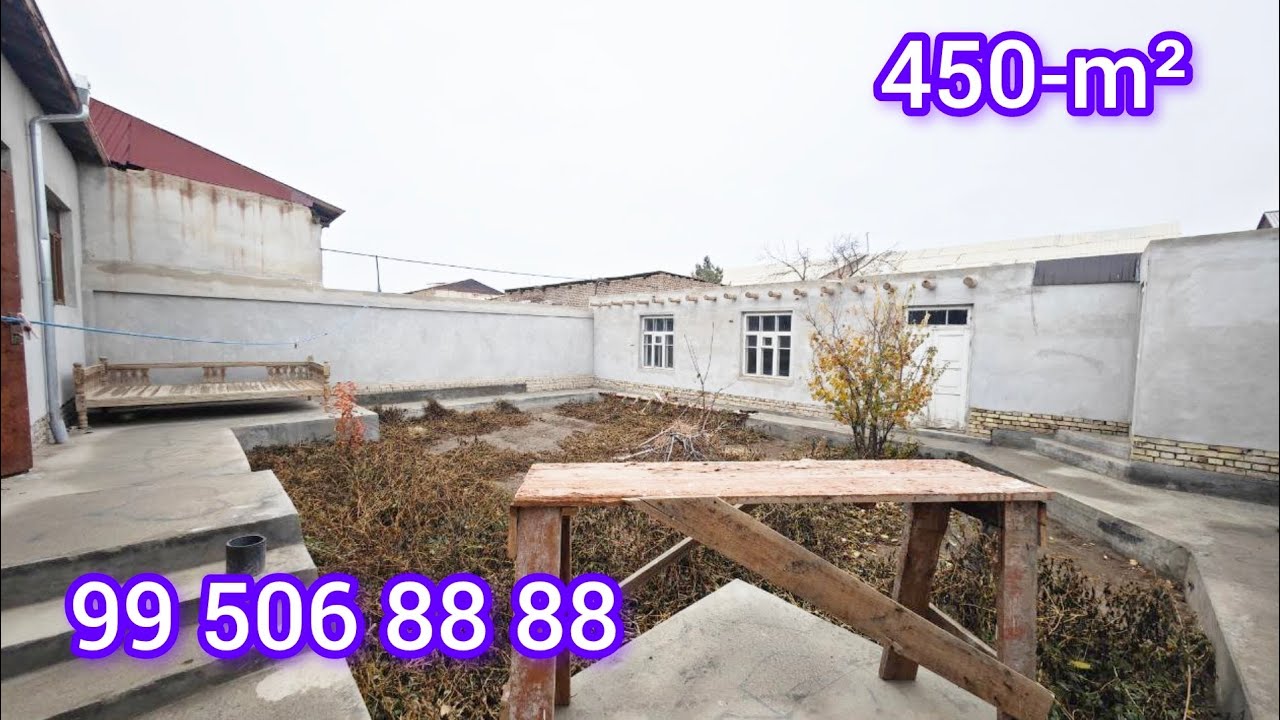 1-qavatli 450-m&sup2; xovli-joy zudlik bn sotiladi Urganch Vodnik shaharchasi, 99 506 88 88