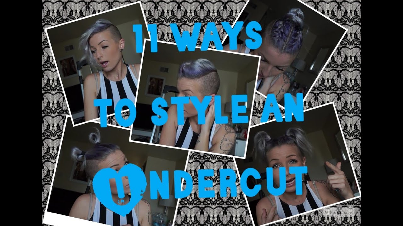 How to style an undercut |11 ways| Part 2