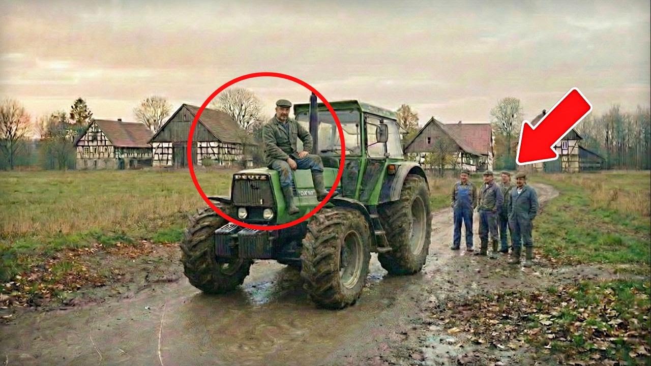 Sommer 1976 Nachbarn platzten Kühler vor Hitze… Sein Deutz pflügte weiter, da kein Wasser drin war