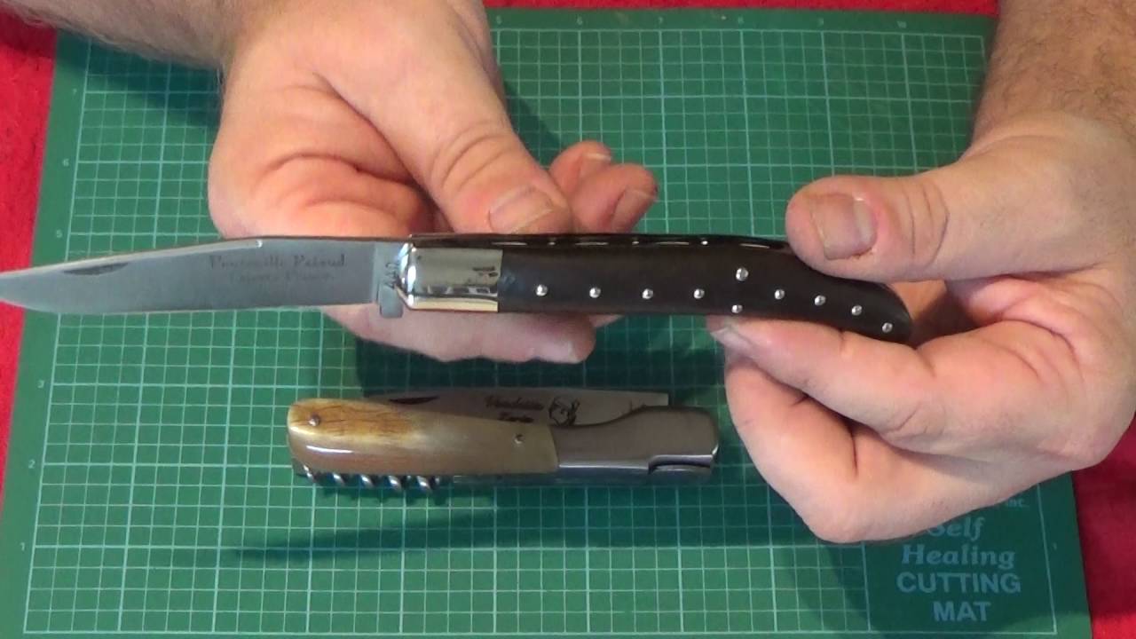 Basque Yatagan and Corsican Vendetta french knives by Fontenille-Pataud