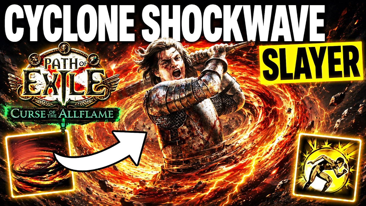 THIS CYCLONE SHOCKWAVE BUILD IS INSANELY OP IN 3.29! POE Slayer Build 3.29 (NEW META)