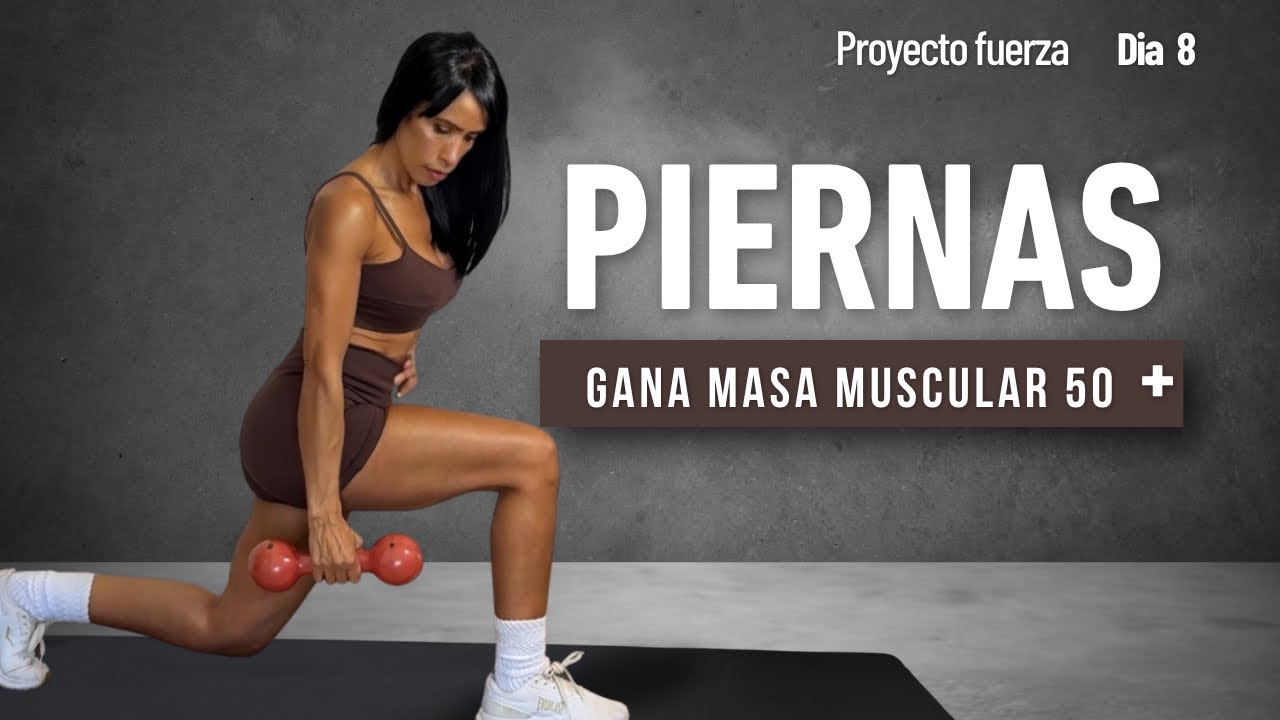 DÍA 8 : CUÁDRICEPS Y PANTORRILLAS CON PESO - Rutina INTENSA para aumentar // PROYECTO FUERZA 1.0