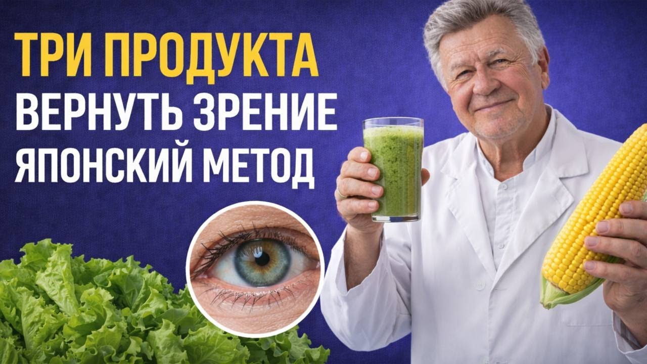 Окулисты в шоке! 3 простых продукта возвращают зрение даже в 70 лет