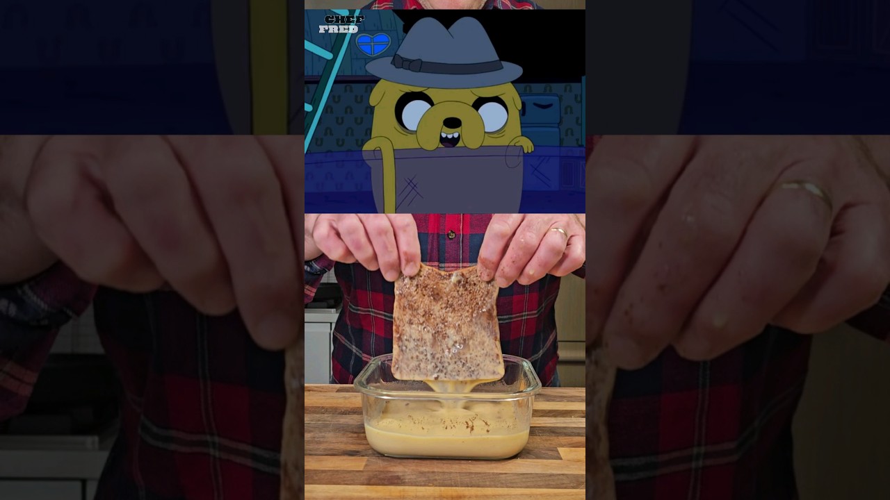 Jake's Frantic Fluffy French Toast Frenzy!🤤 #shorts #adventuretime #jake #cartoonnetwork