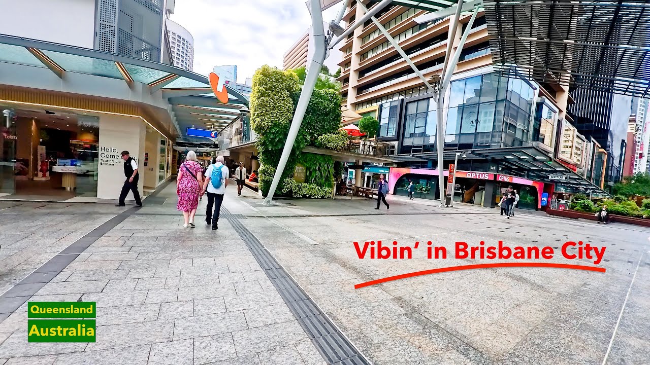 Brisbane City Vibe Check - Local Favorites from Brisbane City Hall to Queen Street Mall & More [4K]