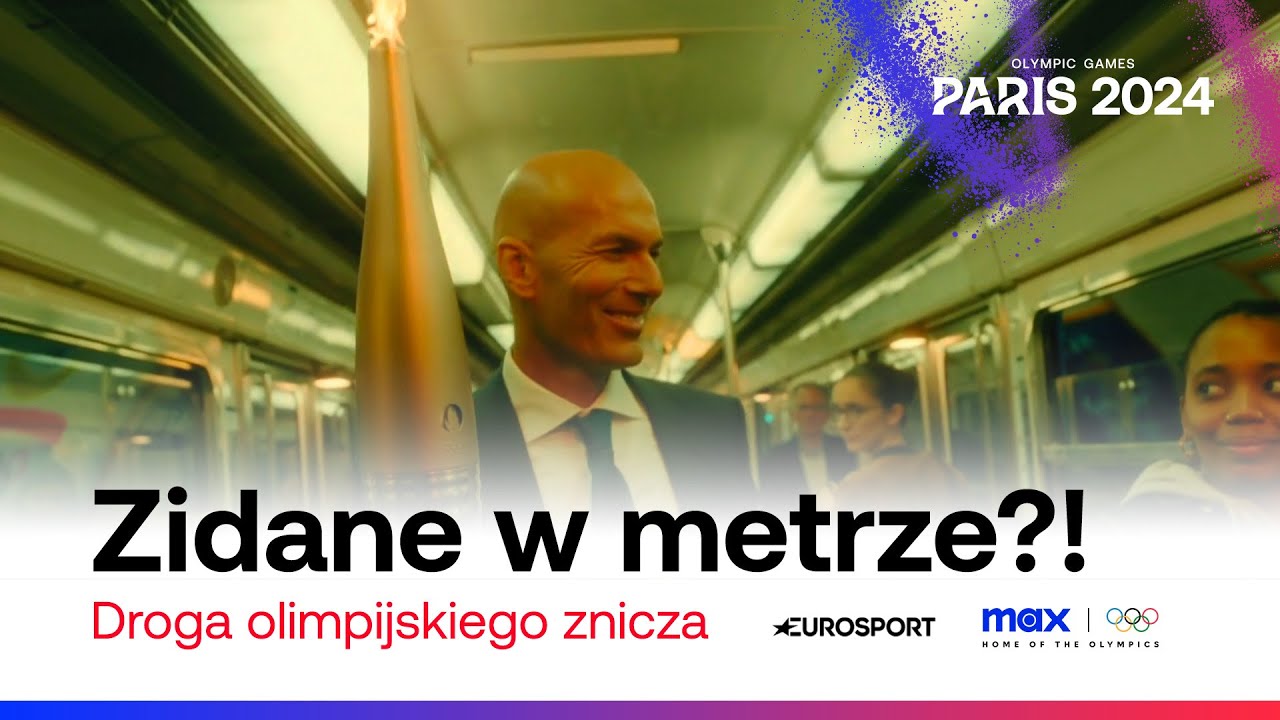 Zinedine Zidane. Droga olimpijskiego znicza 🔥 #Paris2024