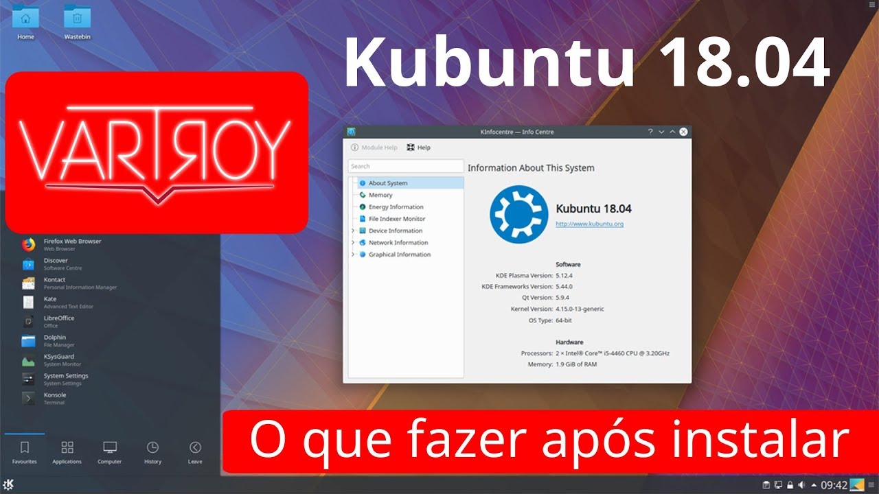 O que fazer após instalar o Kubuntu 18.04