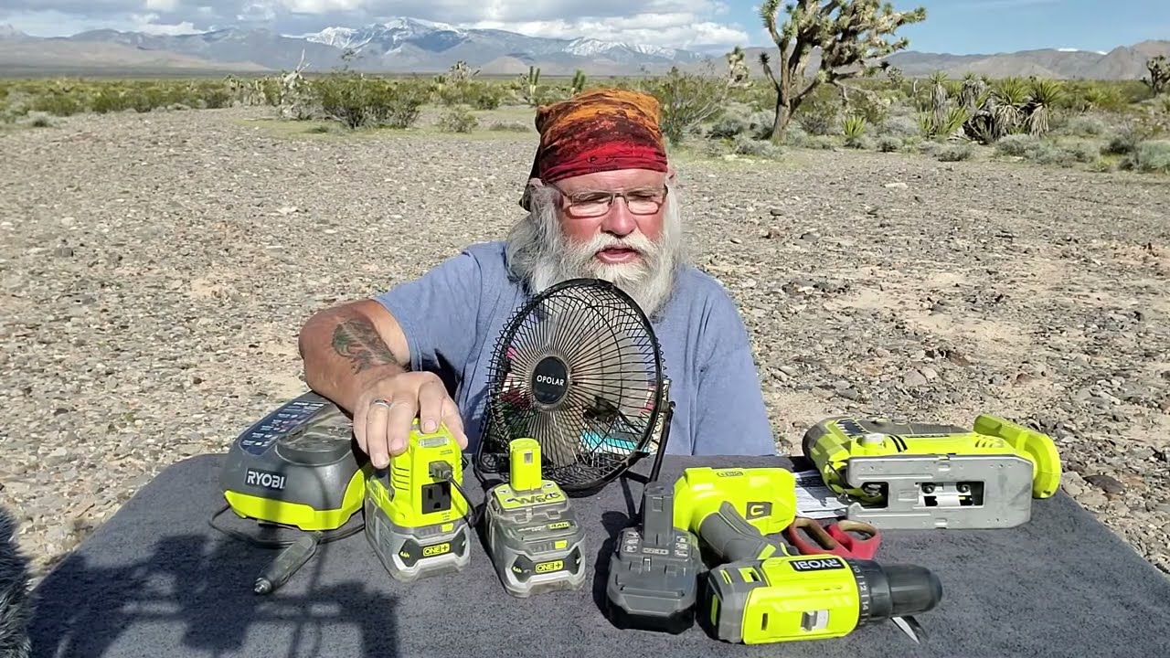 Van Life Essentials: I Bought Cheap Simple Solar on Amazon! 12V Ryobi Tools and Batteries