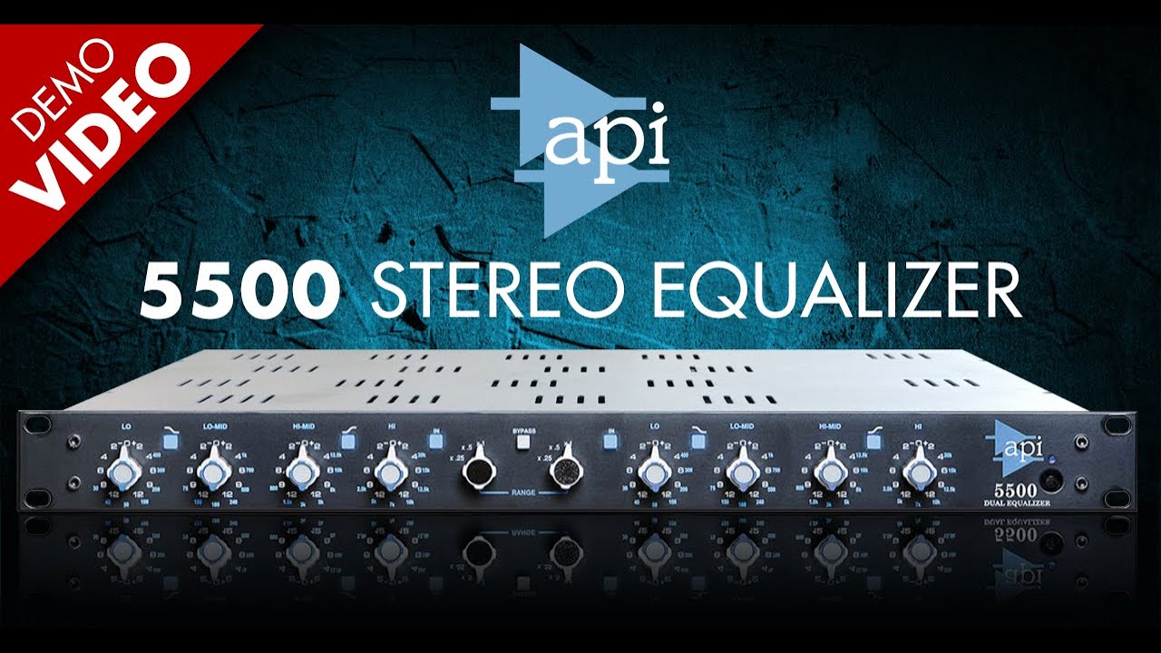 API Audio - 5500 Stereo Equalizer - KMR Demo Room