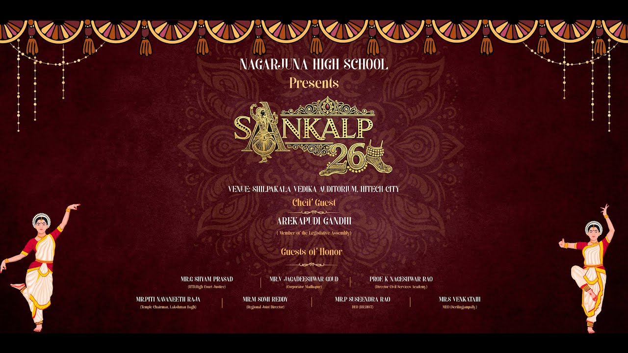 Sankalp 2026 | Annual Day Celebrations Nagarjuna High School,Darga |Live