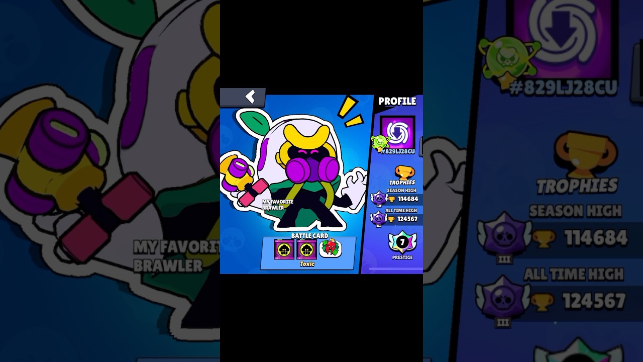 Toxic Genie Added Me?! #brawlstars #brawlin #goat #brawlstarsskins