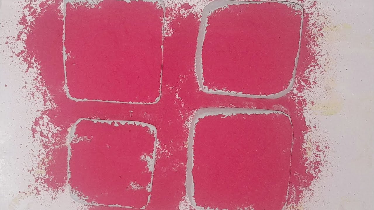 Red powder gym chalk curnchy cursh relaxing #satisfying sound ♥️ 