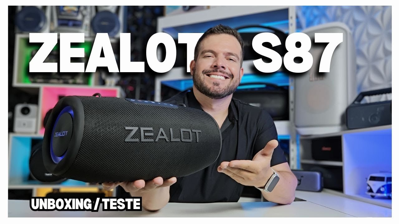 Testei a ZEALOT S87: 80W com IPX6 me Surpreendeu! É o melhor custo benefício?