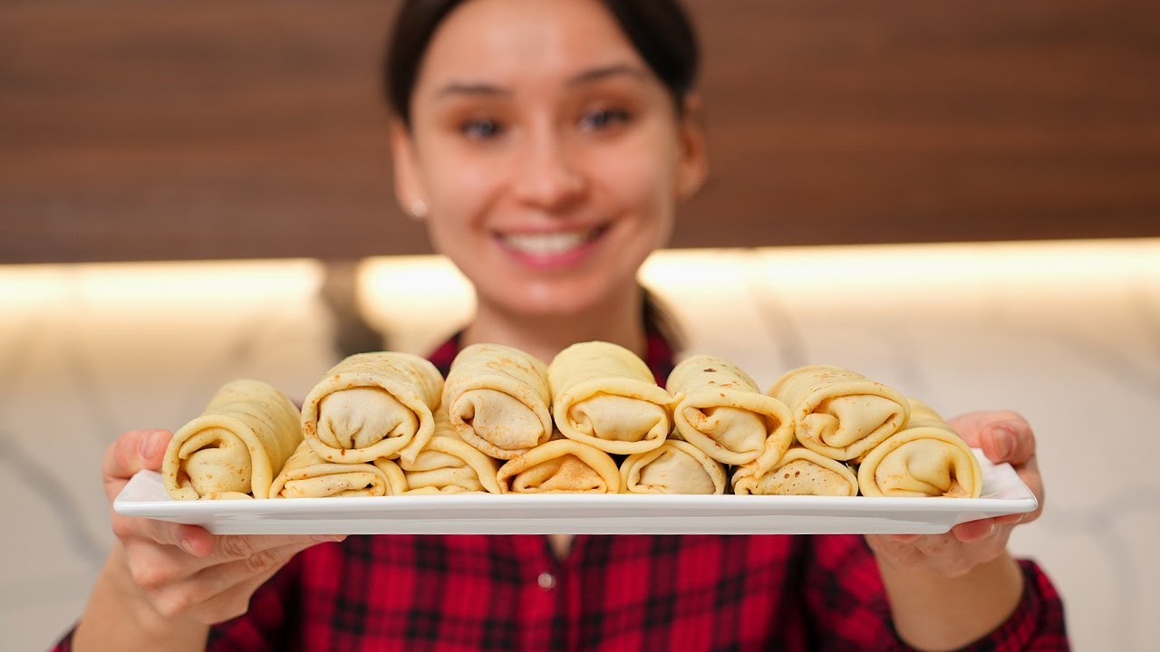 СУПЕР блинчики с сочной мясной начинкой! Настоящее объедение из простых продуктов!