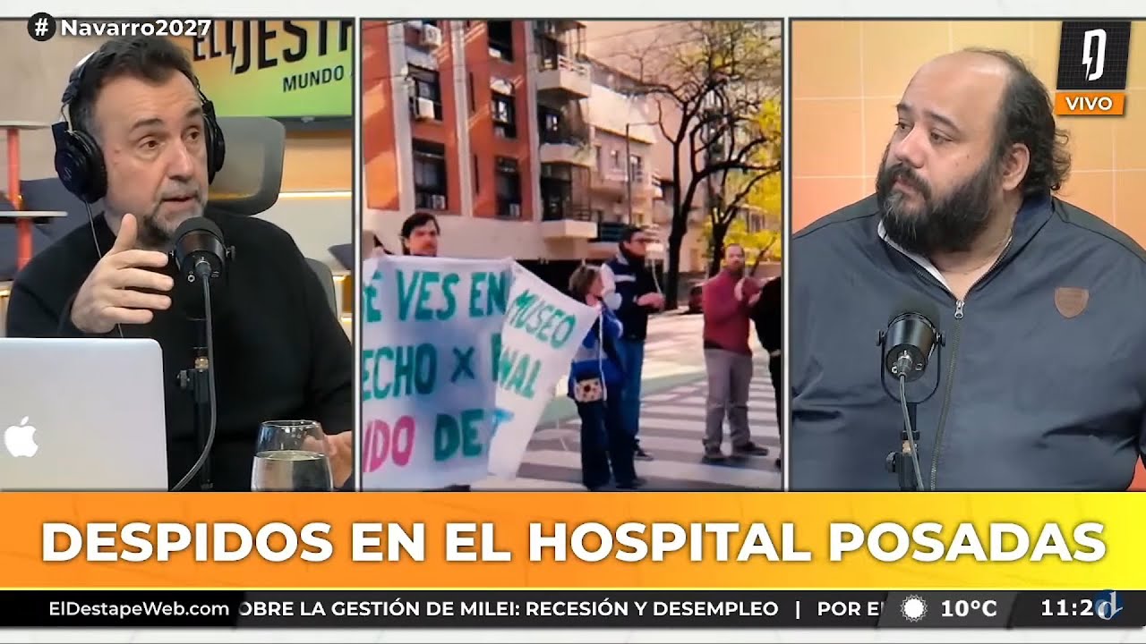 Luis Sucher, despedido del Hospital posadas 