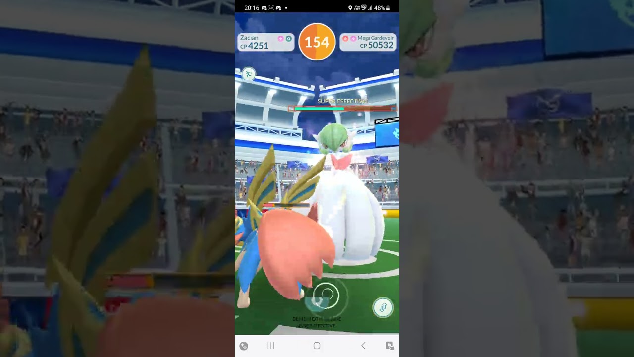 Mega Gardevoir Solo (No Mega, No Weather Boost, No Blade Boost)