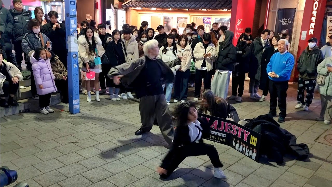 [STREET ARTIST] JANGWOO & DONGJOO. FANTASTIC DUO HONGDAE BUSKING (LOVE KILLA) 230204.