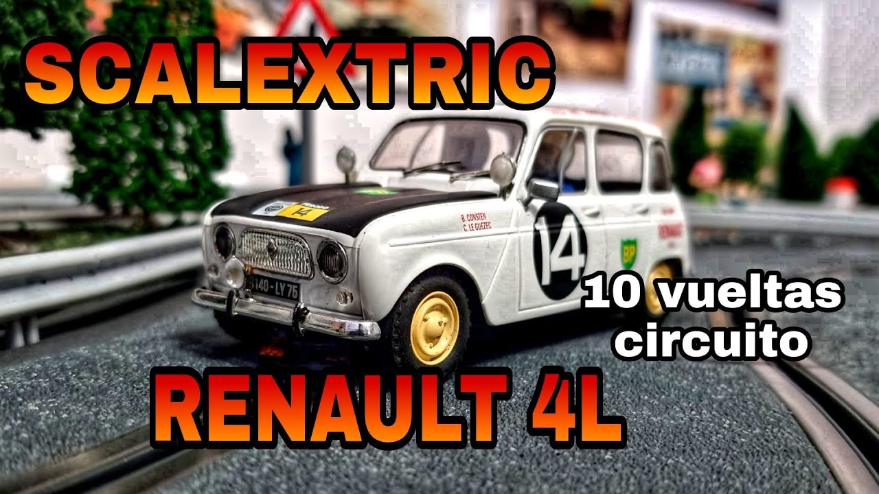 SCALEXTRIC...RENAULT 4L😍4 latas maravillosas!👍💪💪😍