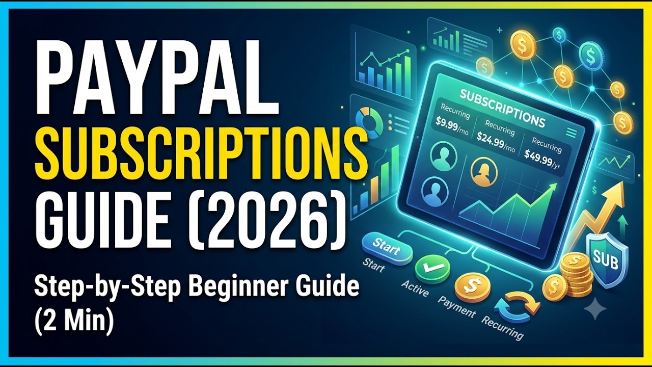 PayPal Subscriptions Guide 2026 Step by Step Beginner Guide 2 Min