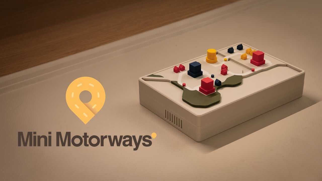 recreating Mini Motorways as a functional 3D printed map