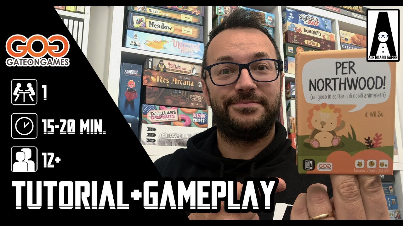 PER NORTHWOOD! [Tutorial + Gameplay] Un gioco in solitario tra briscola, strategia ed azzardo!