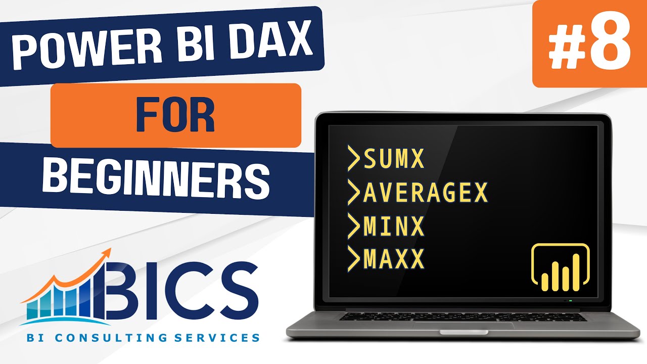 Power BI DAX for Beginners #8: Iterative Functions - SUMX, AVERAGEX, MINX, and MAXX