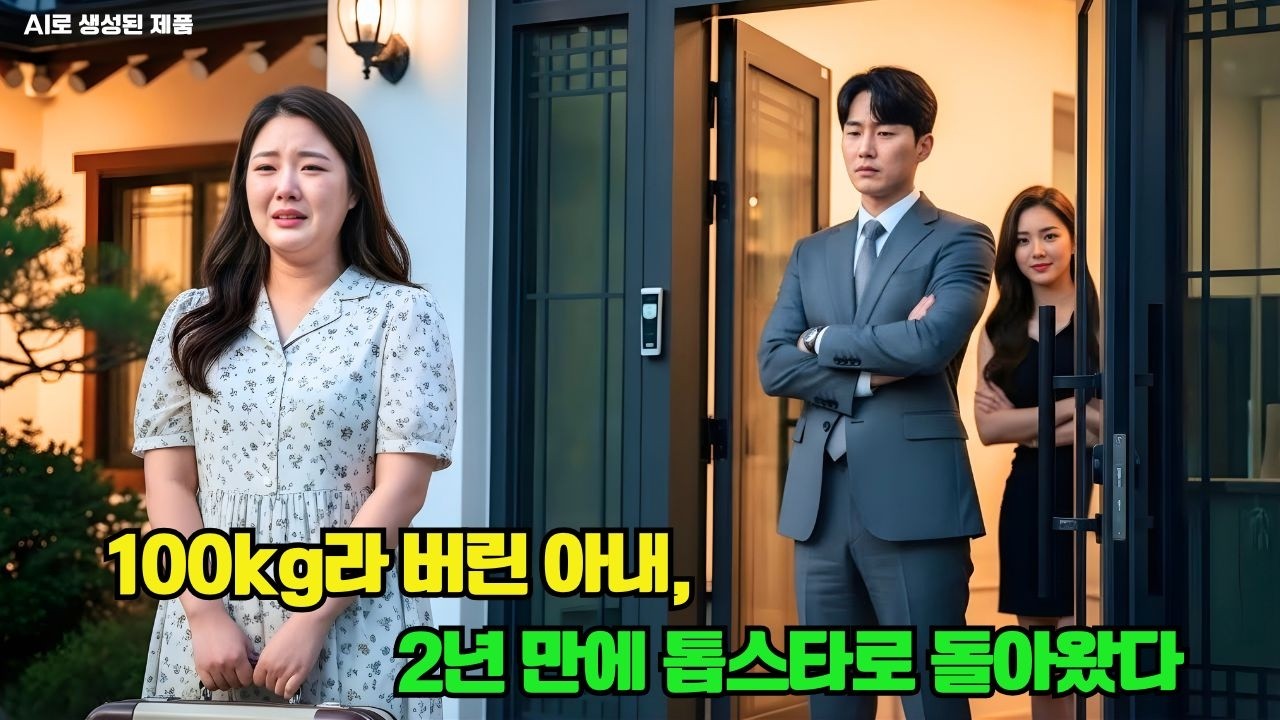 100kg 아내를 버리고 불륜녀와 함께 내쫓았다… 2년 후 술자리에서 재회한 순간, 그녀는 톱스타가 되어 그는 감히 고개도 들지 못했다