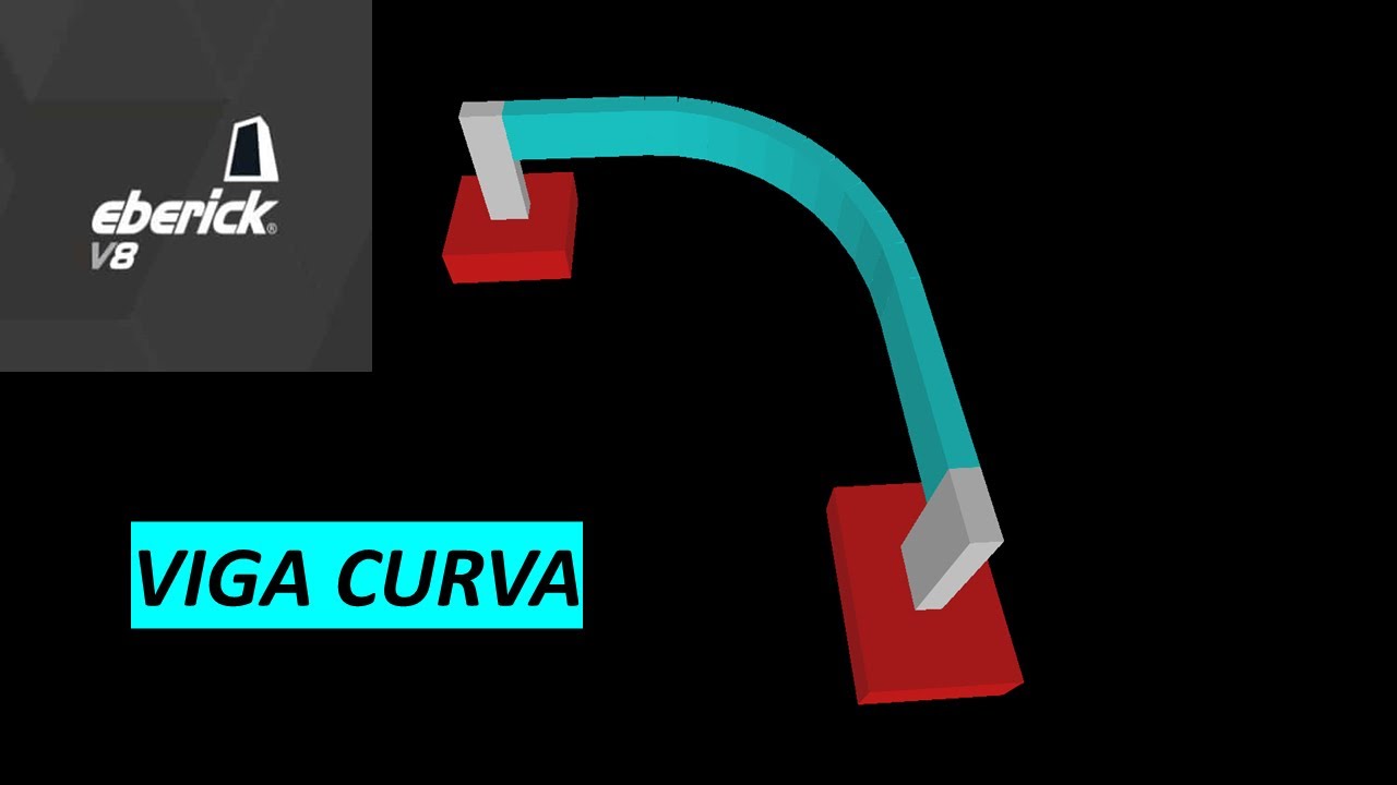 Como lançar viga curva no eberick v8
