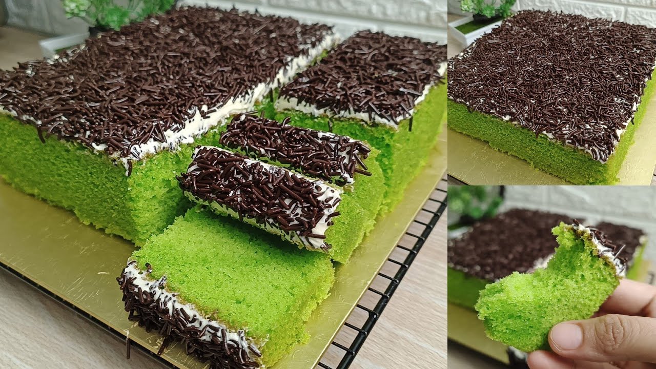 BOLU PANDAN PANGGANG JADUL TOPPING MESES LEMBUTNYA BUAT KETAGIHAN 100% LAYAK JUAL