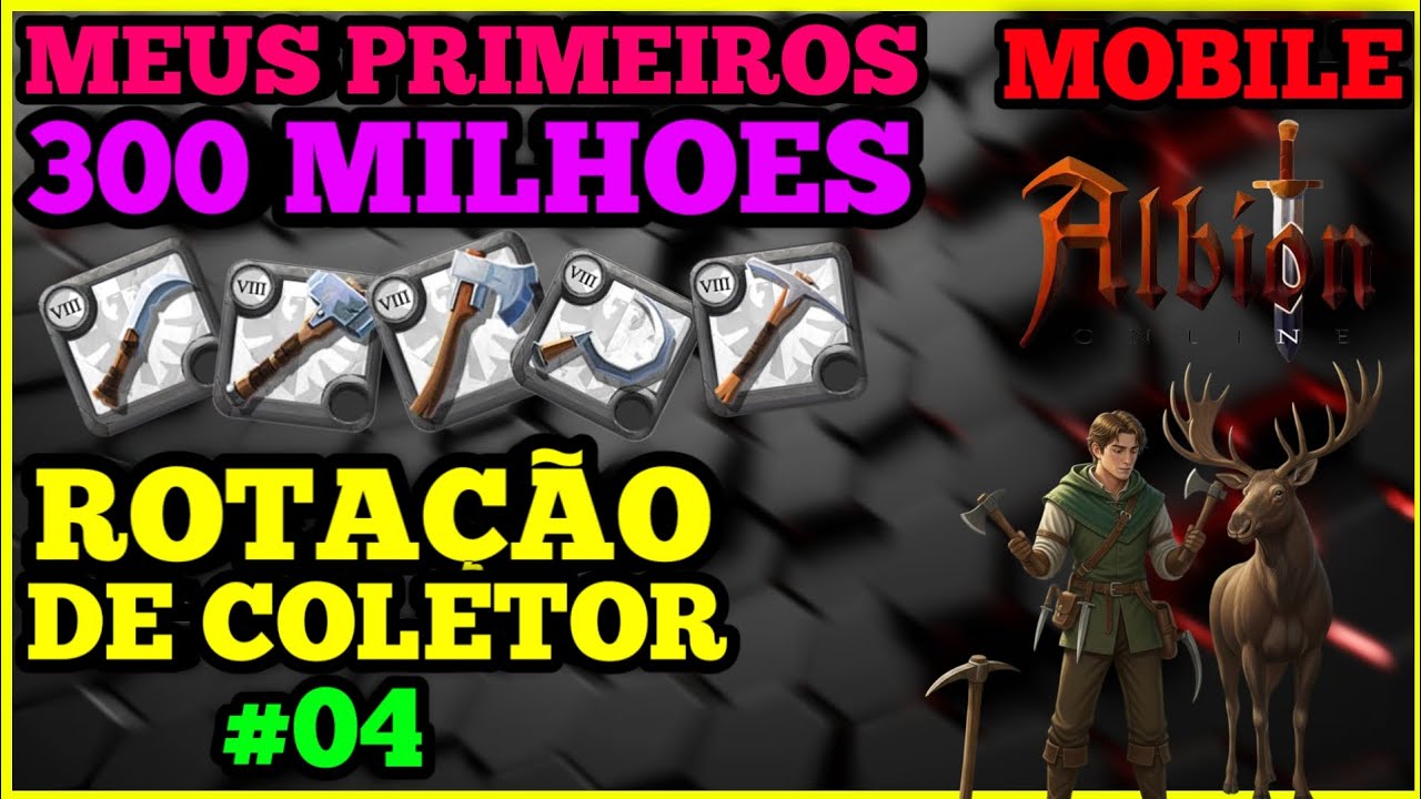 COMO EU COLETO NA BLACK ( EP- #04 ) Albion Online 