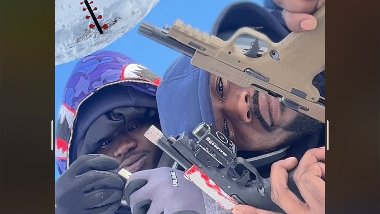 STL yn’s duel each other in the snow with m&p 5.7s