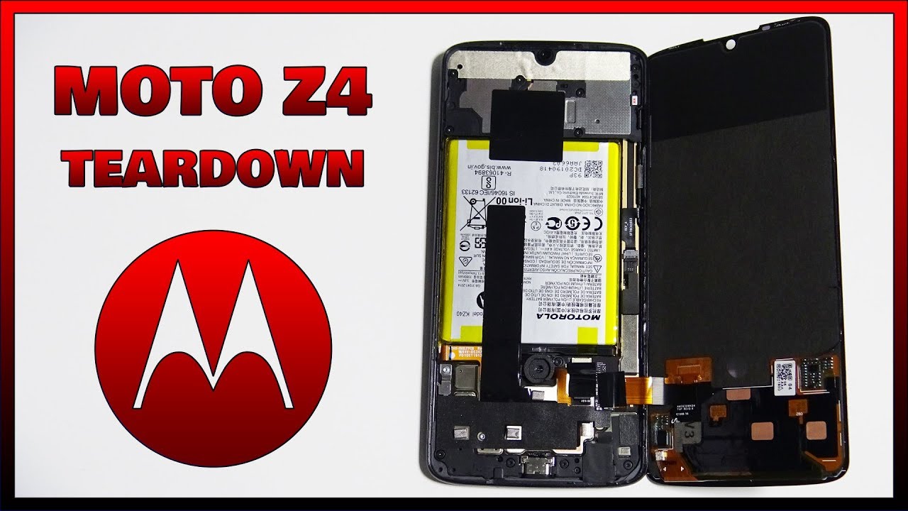 Motorola Moto Z4 XT1980 Disassembly Teardown Repair Video. *Stop Motion*