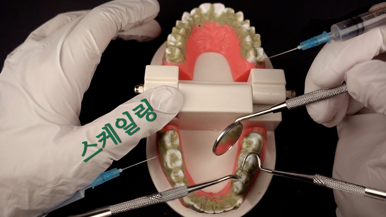 ASMR (Eng sub) 치과 스케일링! Dentist Scaling RP [한국어/KOREAN]