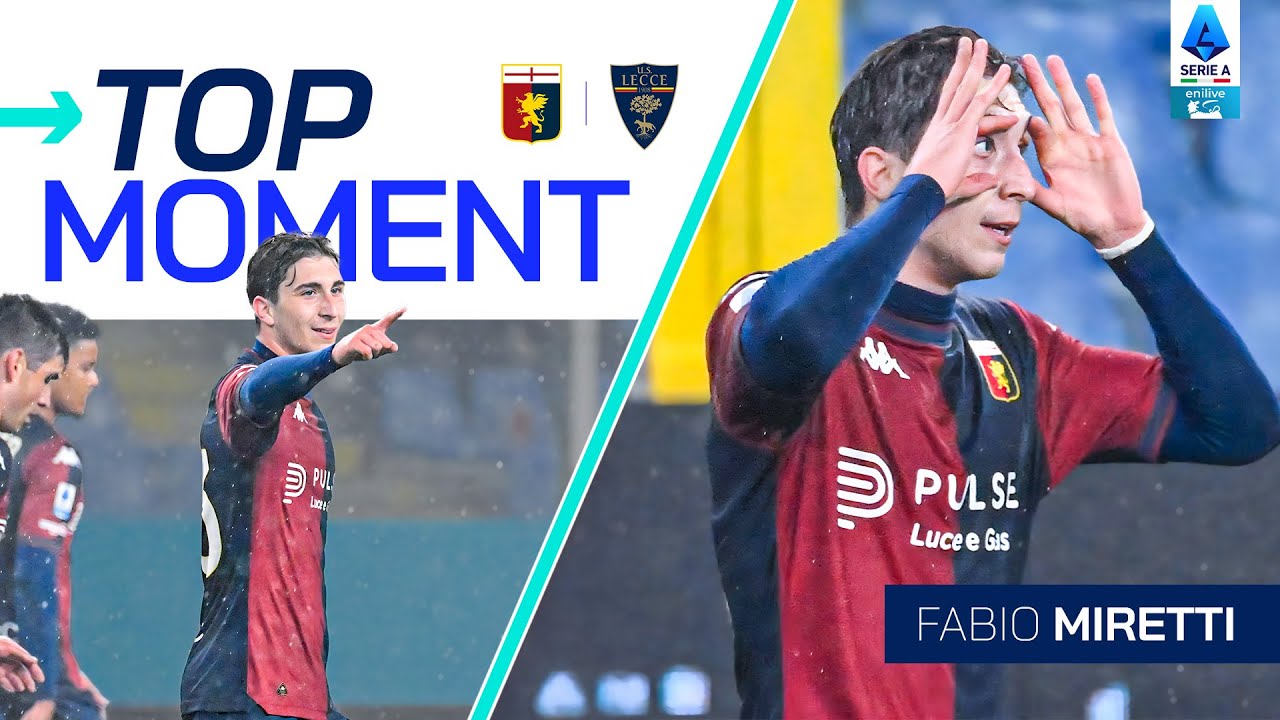 Miretti Leads Genoa with a Brace | Top Moment | Genoa-Lecce | Serie A 2024/25