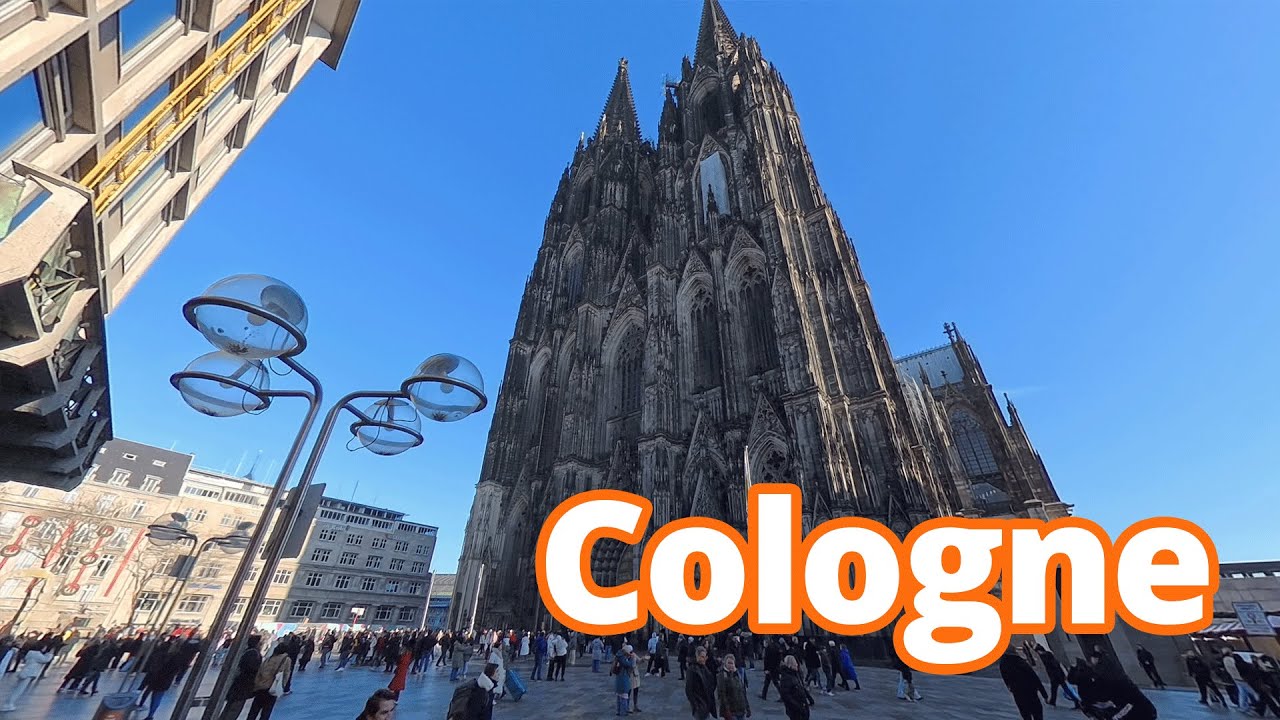 Walking Tour: Cologne - 4k stroll to Cologne Cathedral