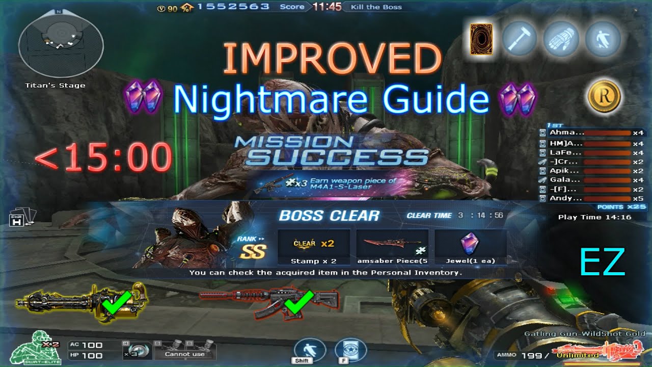 CrossFire: The current FASTEST way to beat Titan Citadel Nightmare (under 15 minutes)