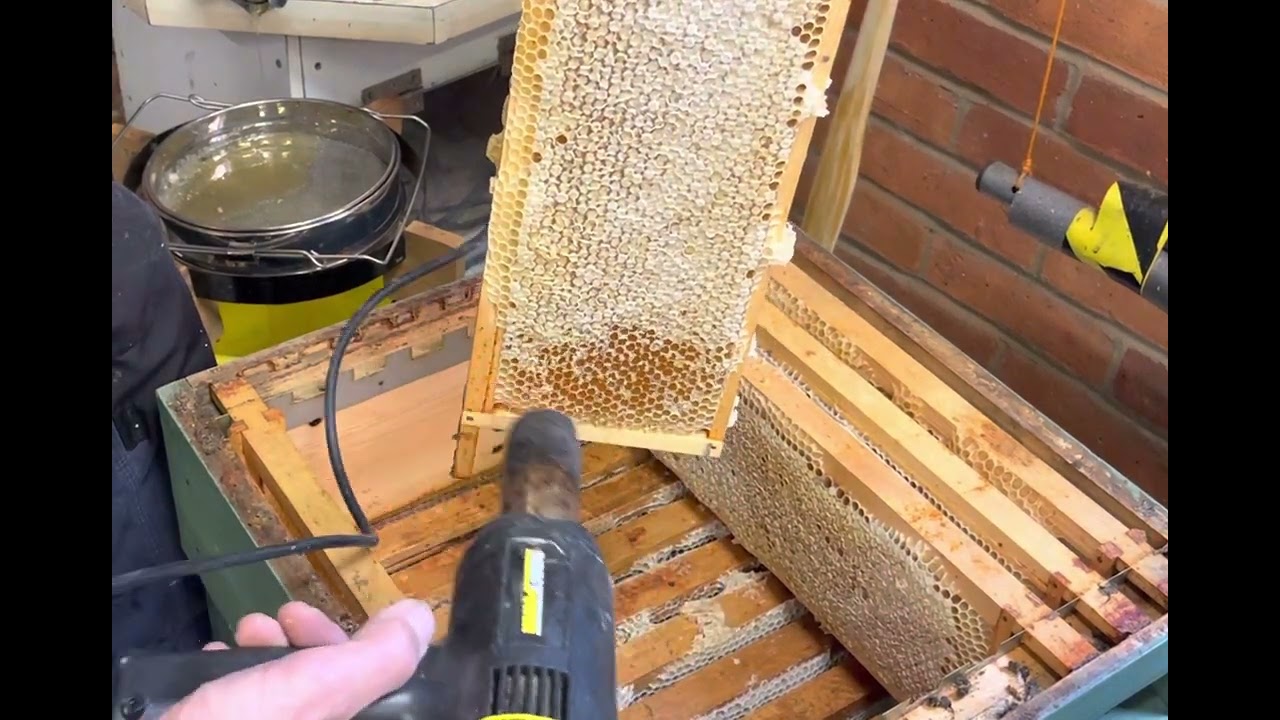 Extracting honey the easy way