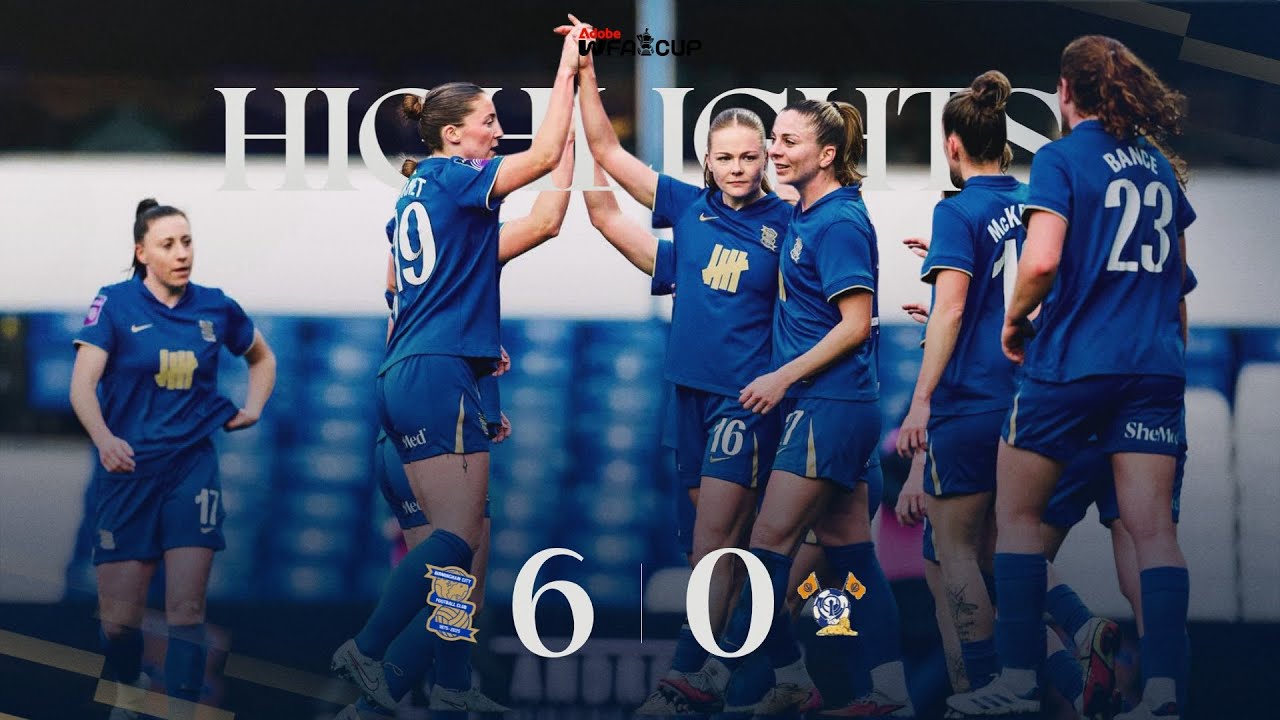 HIGHLIGHTS | Birmingham City Women 6-0 Sporting Khalsa | Adobe Women's FA Cup