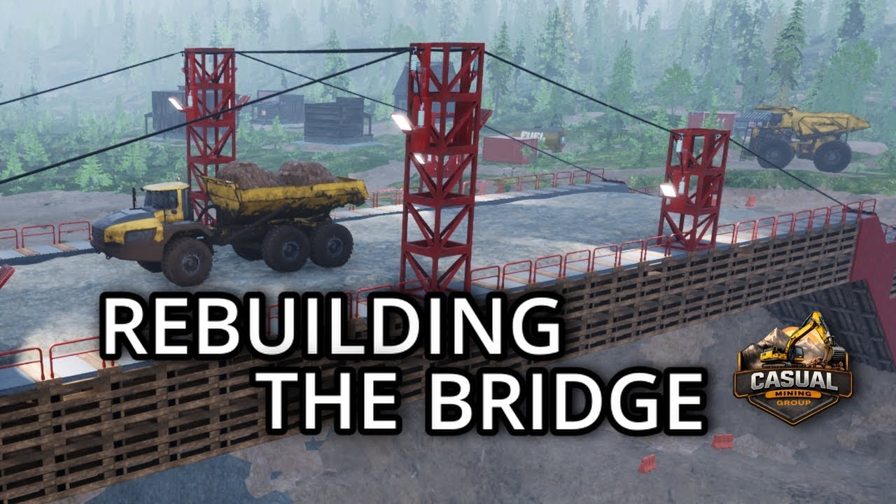 Rebuilding the Bridge 🚧 | Upgrading Haul Routes for the Community Mine | Out of Ore LIVE