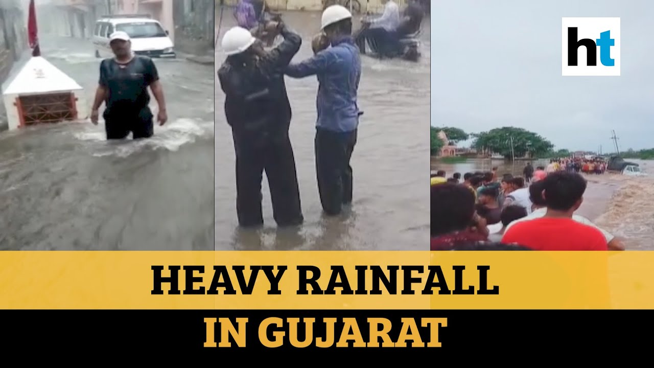 Watch: Heavy rains wreak havoc in Gujarat, flood like situation in some areas