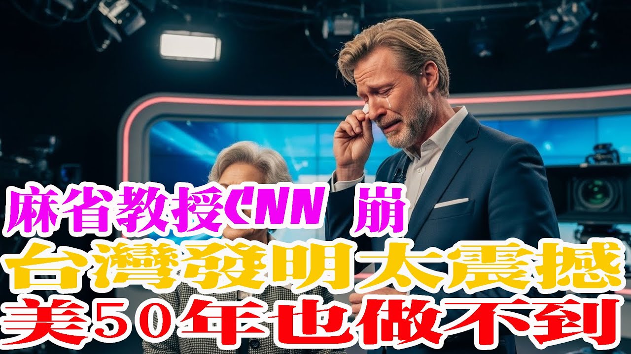 麻省理工学院教授在CNN直播中痛哭：“台湾刚发明了一项美国需要花50年才敢梦想的东西……”