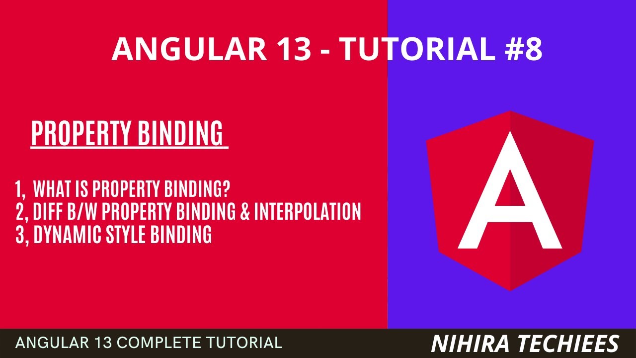 Property binding in angular | diff b/w interpolation & property binding | angular 13  tutorial #10