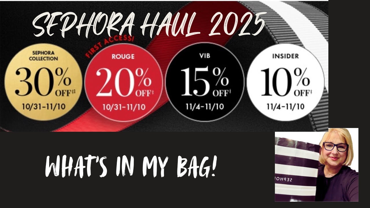 SEPHORA SALE HAUL 2025!  #sephorahaul #sephorasale #sephorasavingsevent