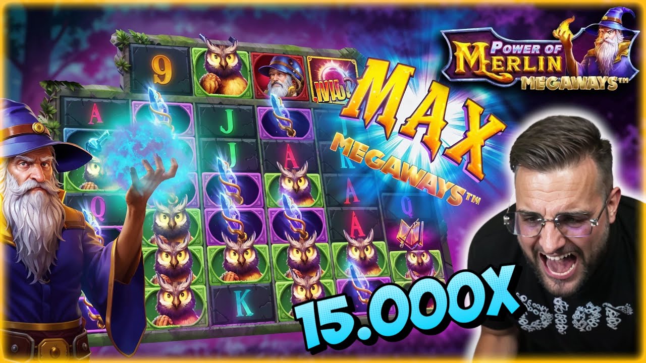 So was habe ich noch nie gesehen – 15.000x in Power of Merlin!🫰💣| Casino Slot Stream Highlights