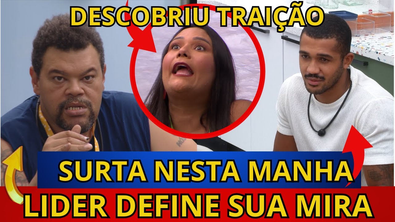 🔴BBB26: LIDER DEFINE QUAL VAI SER SUA MIRA, CHAIANY, DESCOBRE TRAIÇÃO E SE REVOLTA, FIM DE MATHEUS.