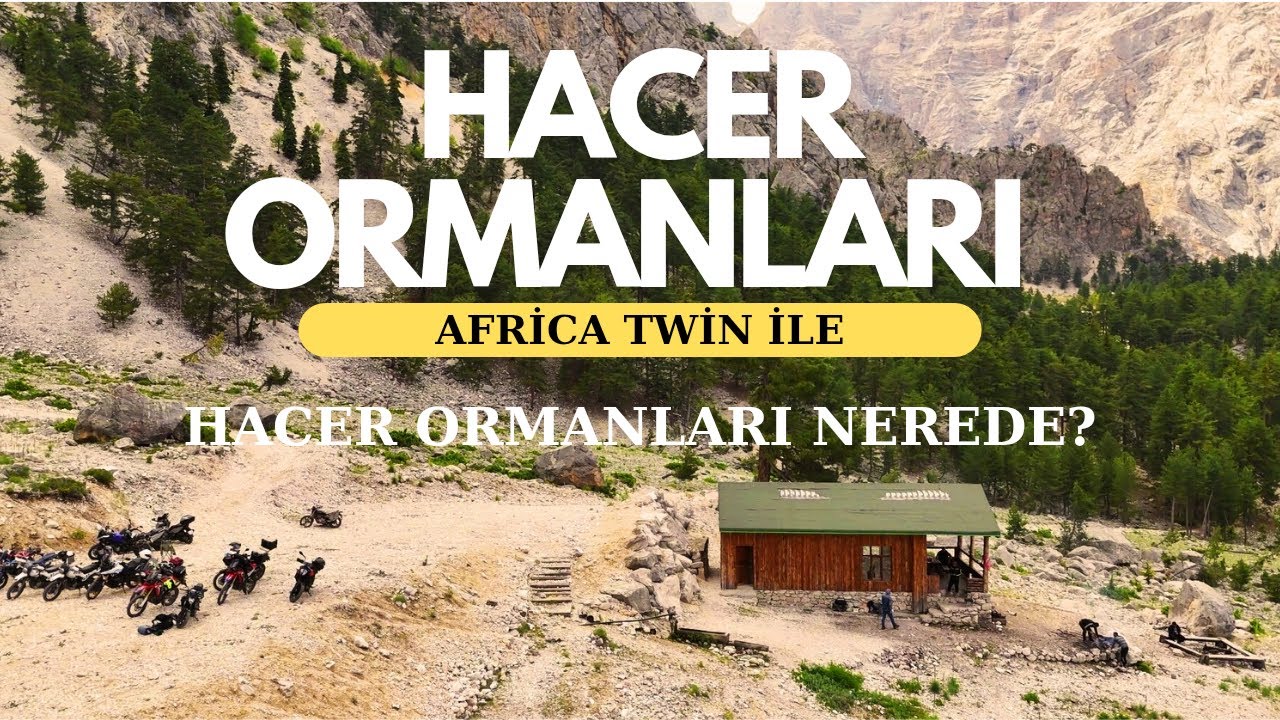 Hacer Ormanları | Kapuzbaşı Turu | Zorlu Rota |Africa twin Kayseri'de Böyle Orman mı Varmış!|