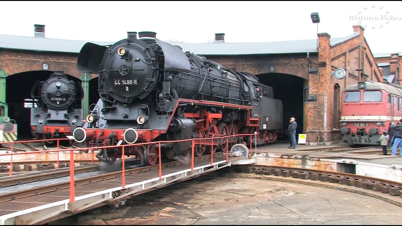Dampfloks im Bw Stassfurt 2015 2-2 Steam Locomotives