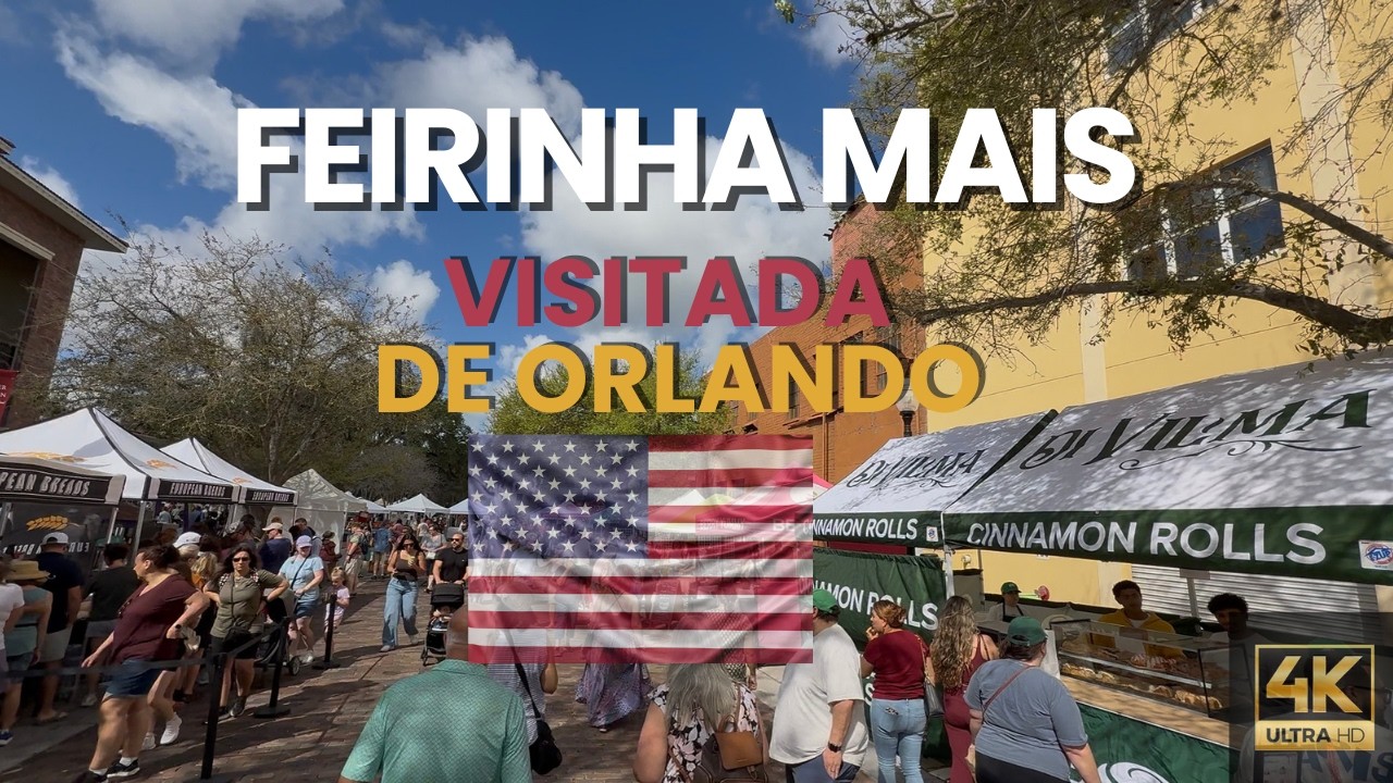 A feirinha que todo mundo quer ir em Orlando, EUA.