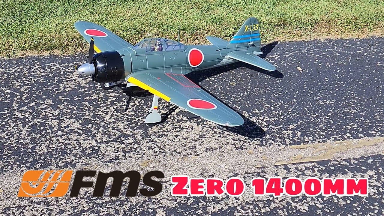 Maiden Flight Of My New FMS Zero 1400mm!