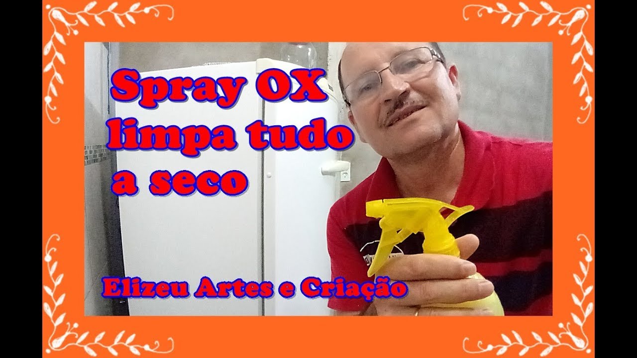 Spray Oxigenado Limpa Tudo a Sêco com apenas 2 ingredientes